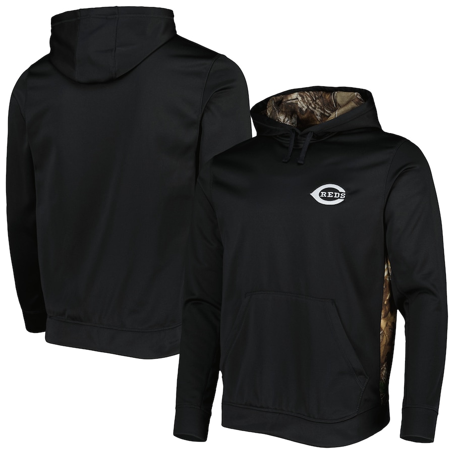 Men's Cincinnati Reds Dunbrooke Black Ranger Pullover Hoodie