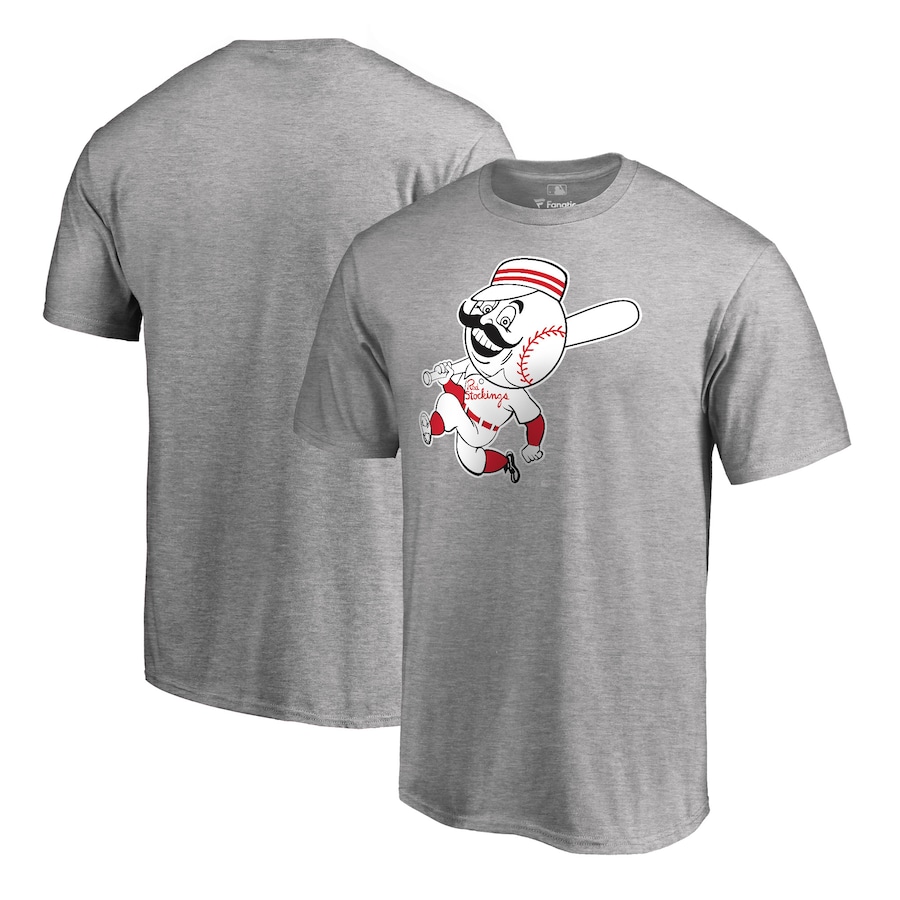Men's Cincinnati Reds Heathered Gray Huntington T-Shirt