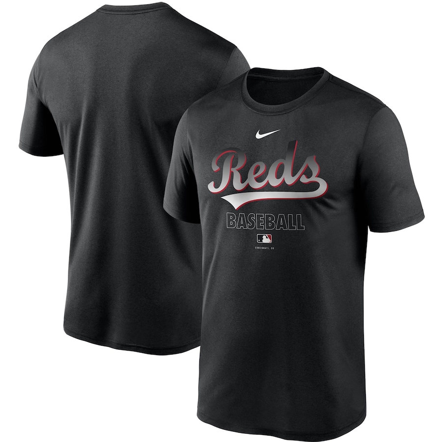 Men's Cincinnati Reds Nike Black Authentic Collection Legend Performance T-Shirt Men's Cincinnati Reds Nike Black Authentic Collection Legend Performance T-Shirt
