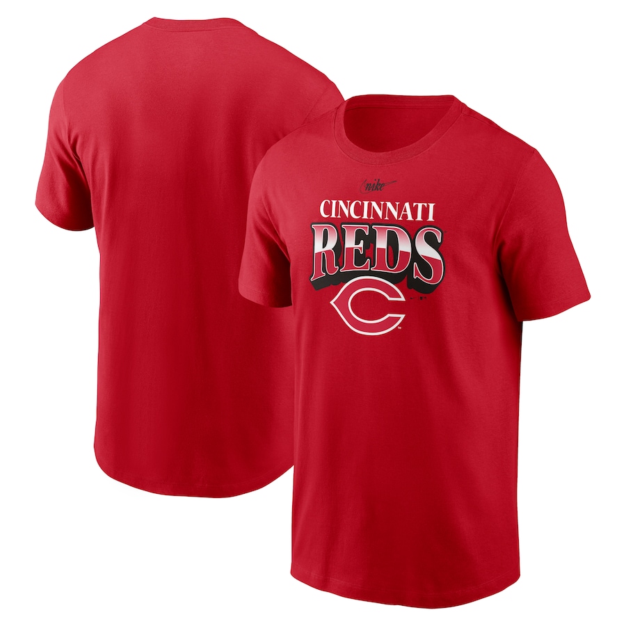 Men's Cincinnati Reds Nike Red Cooperstown Collection Rewind Arch T-Shirt Men's Cincinnati Reds Nike Red Cooperstown Collection Rewind Arch T-Shirt