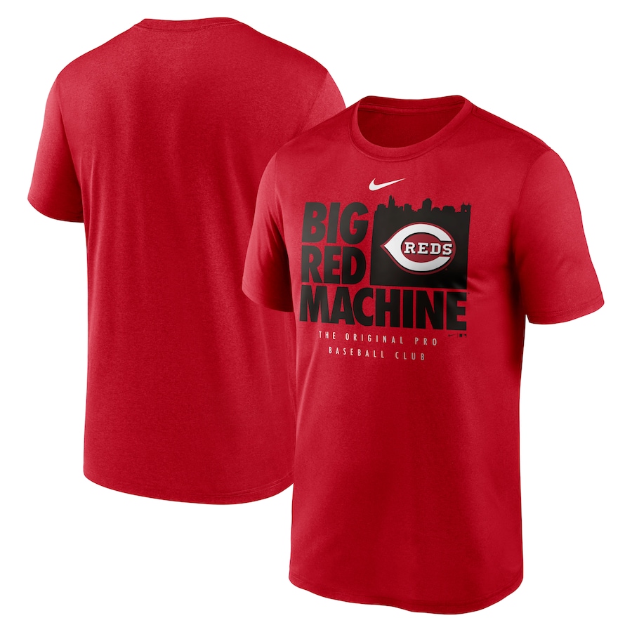 Men's Cincinnati Reds Nike Red Local Club Rep Performance T-Shirt Men's Cincinnati Reds Nike Red Local Club Rep Performance T-Shirt