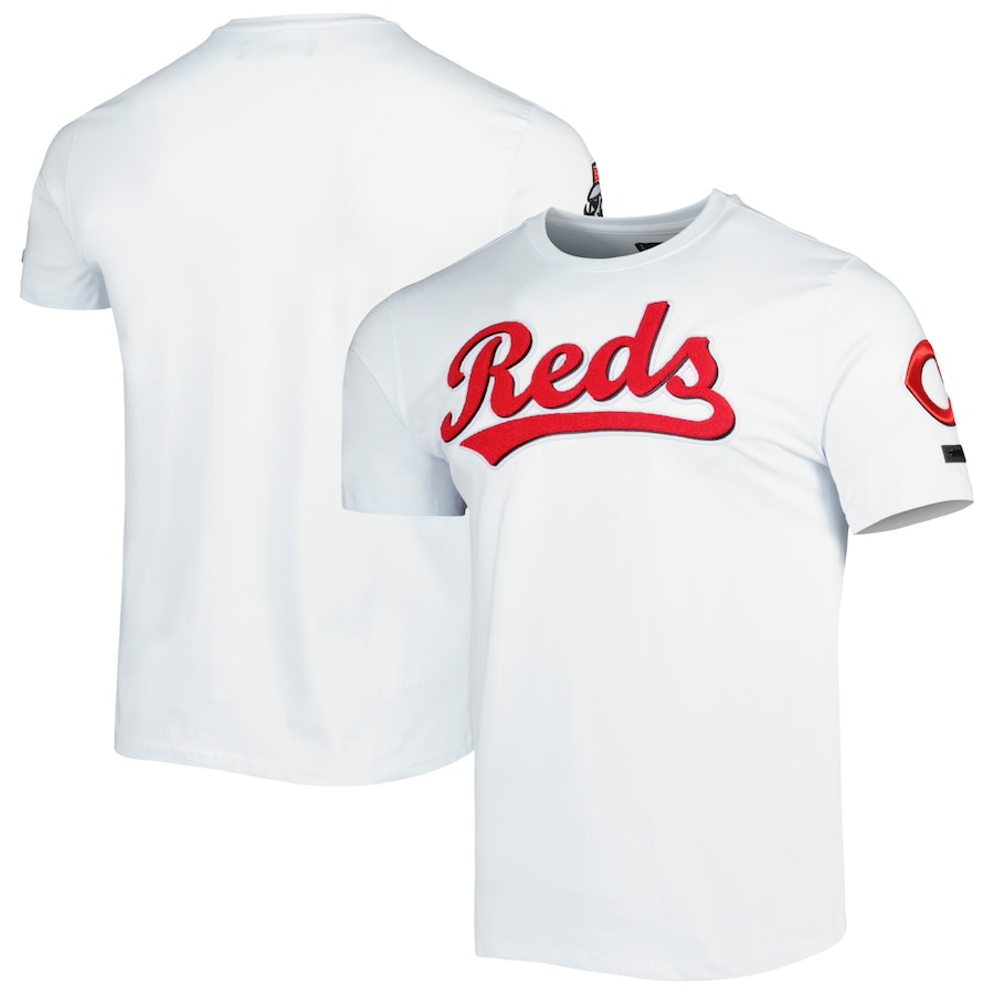 Men's Cincinnati Reds Pro Standard White Team Logo T-Shirt