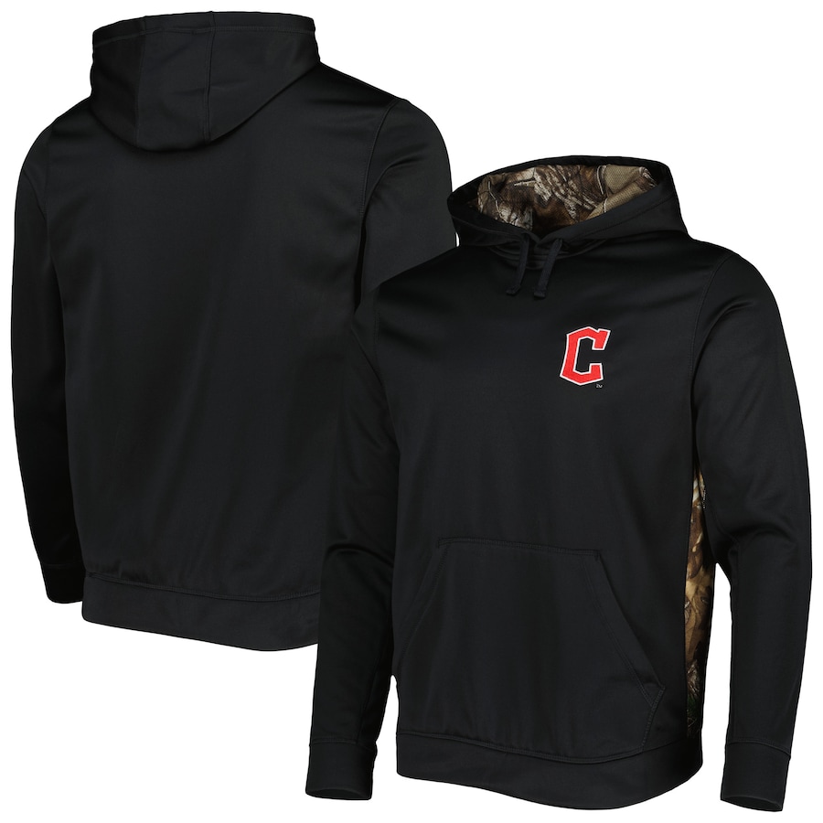 Men's Cleveland Guardians Dunbrooke Black Ranger Pullover Hoodie
