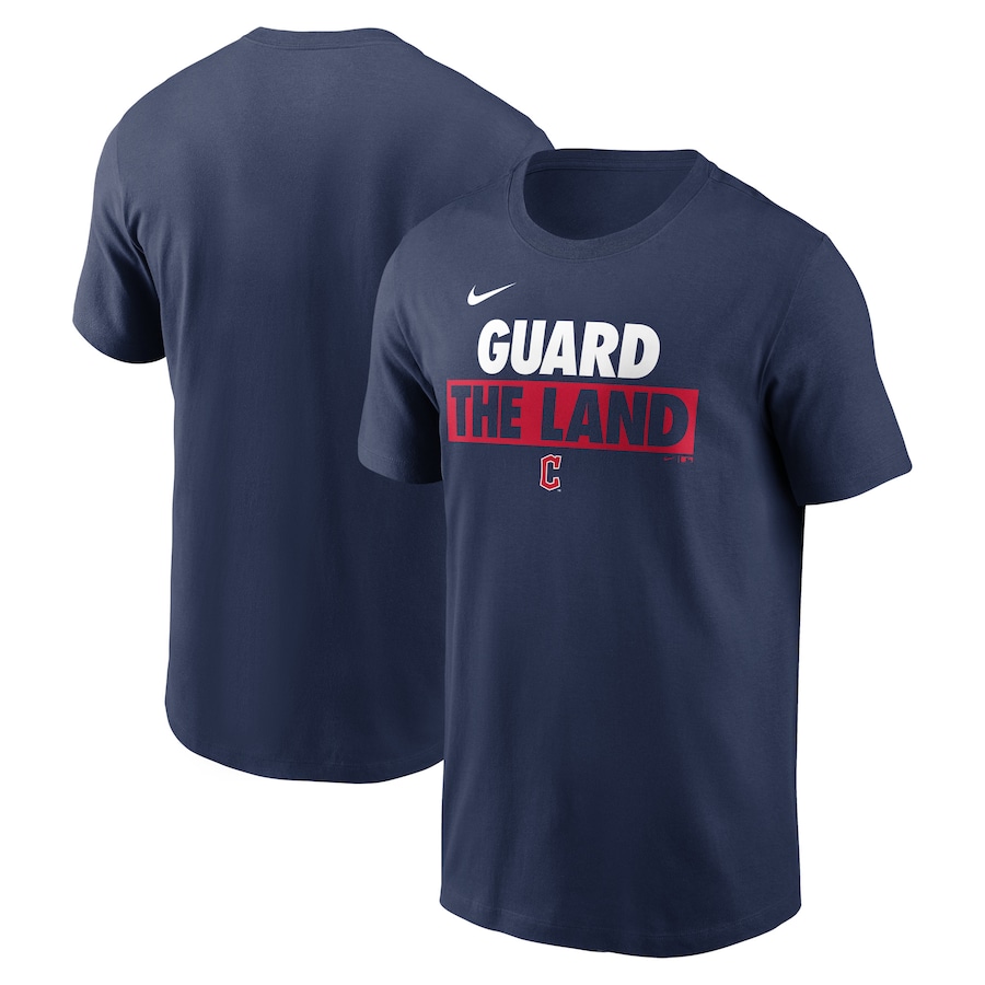 Men's Cleveland Guardians Nike Navy Rally Rule T-Shirt Men's Cleveland Guardians Nike Navy Rally Rule T-Shirt