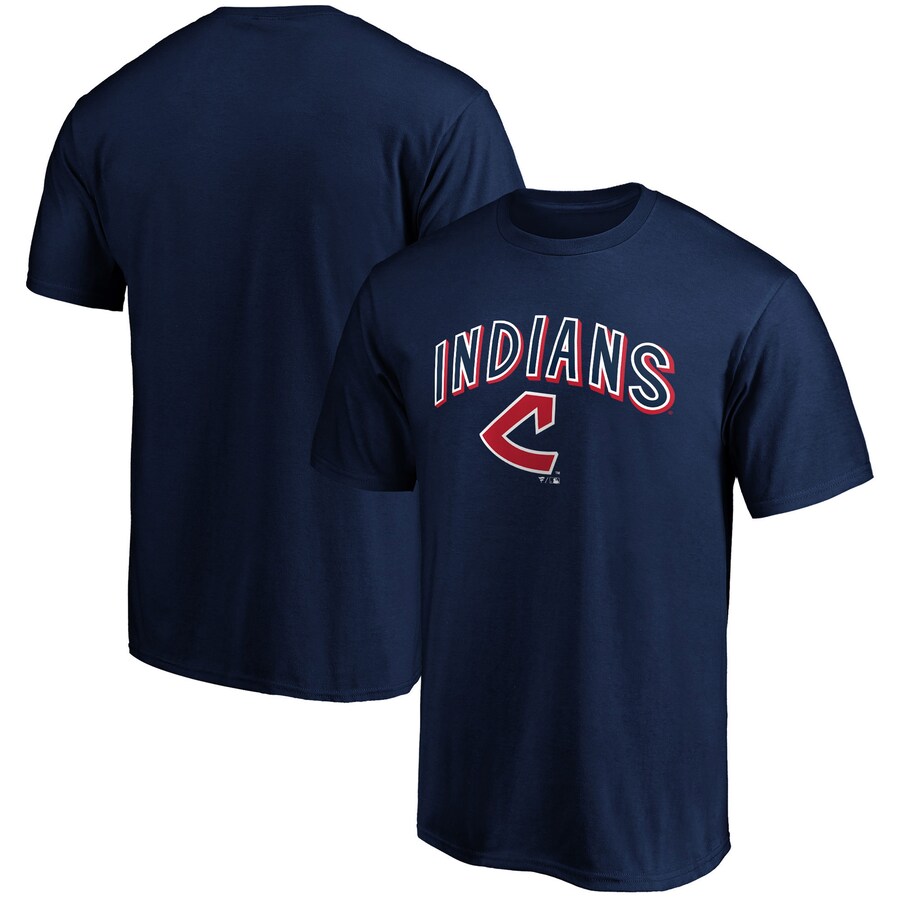 Men's Cleveland Indians Navy Cooperstown Collection Team Wahconah T-Shirt Men's Cleveland Indians Navy Cooperstown Collection Team Wahconah T-Shirt
