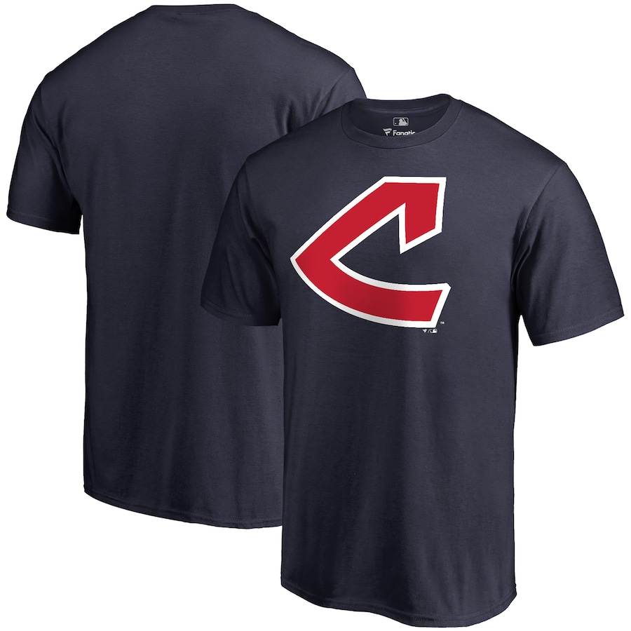 Men's Cleveland Indians Navy Huntington T-Shirt Men's Cleveland Indians Navy Huntington T-Shirt