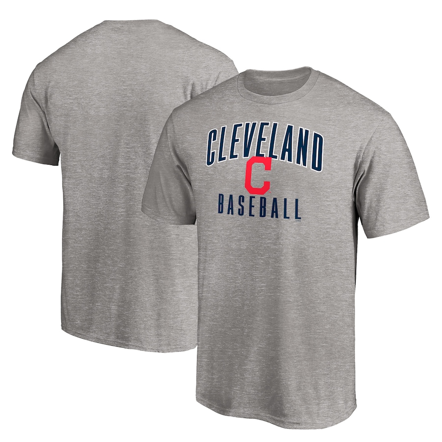 Men's Cleveland Indians Heathered Gray Game Legend T-Shirt Men's Cleveland Indians Heathered Gray Game Legend T-Shirt