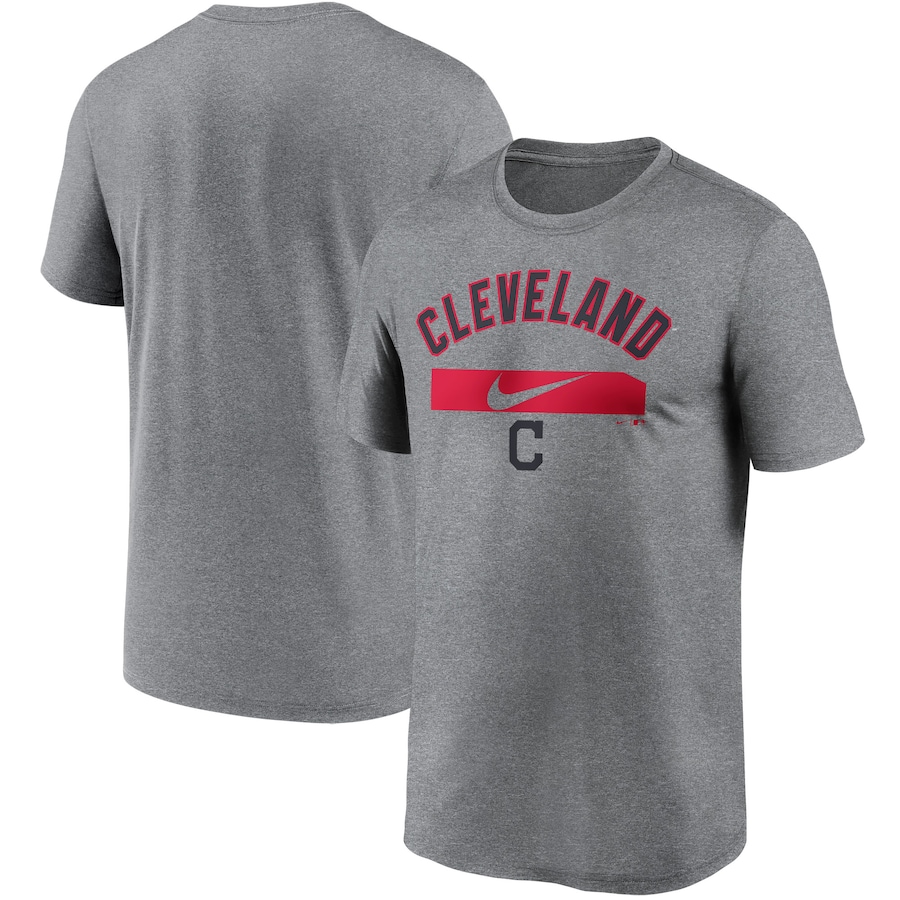 Men's Cleveland Indians Nike Gray City Legend Practice Performance T-Shirt Men's Cleveland Indians Nike Gray City Legend Practice Performance T-Shirt