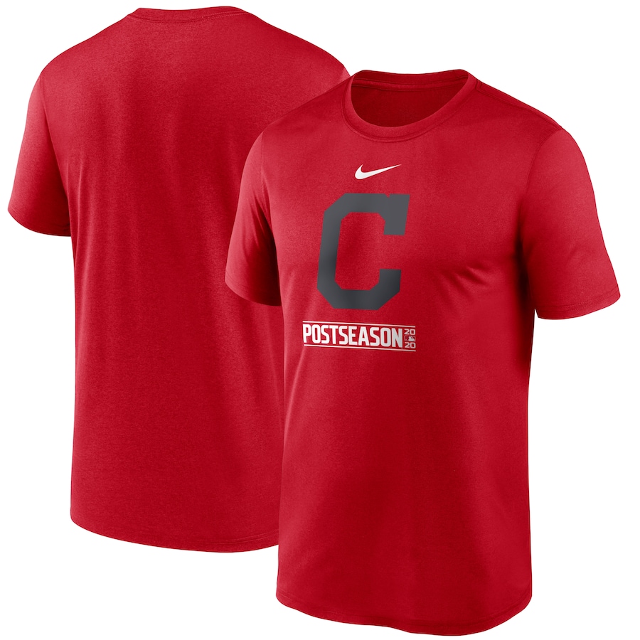 Men's Cleveland Indians Nike Red 2020 Postseason Authentic Collection Legend T-Shirt Men's Cleveland Indians Nike Red 2020 Postseason Authentic Collection Legend T-Shirt