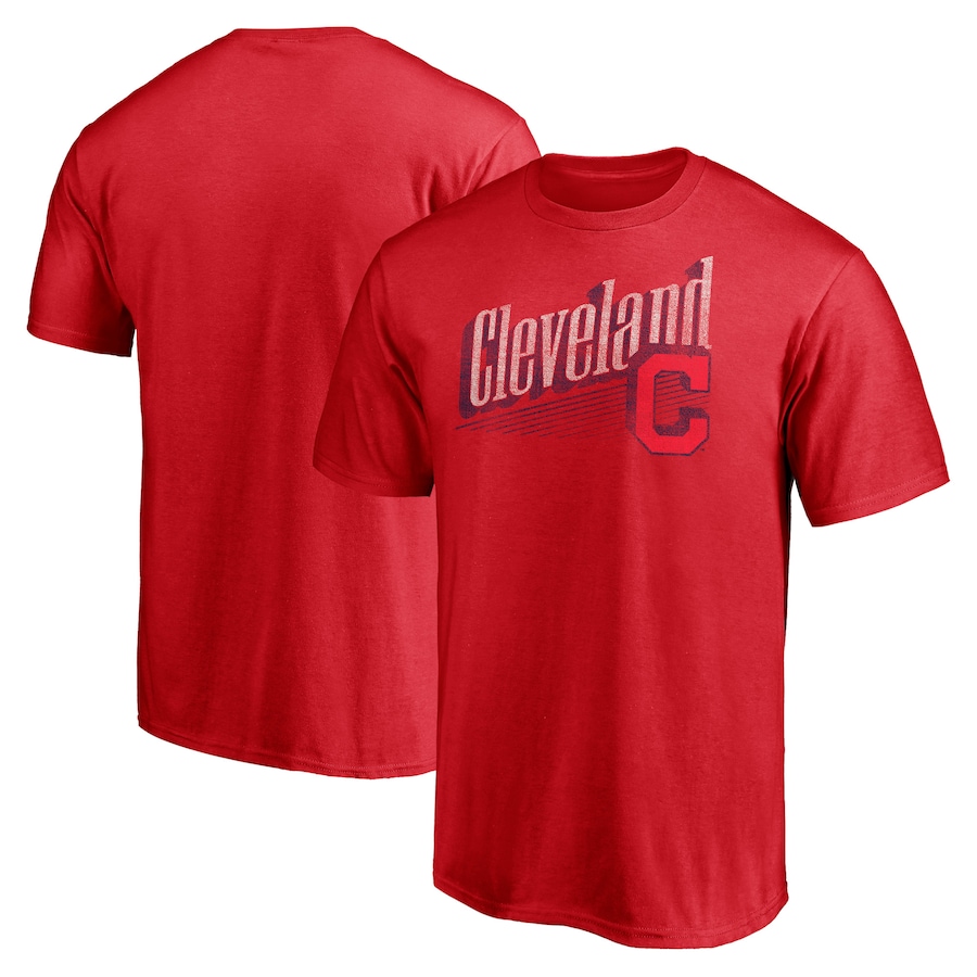 Men's Cleveland Indians Red Winning Streak T-Shirt Men's Cleveland Indians Red Winning Streak T-Shirt