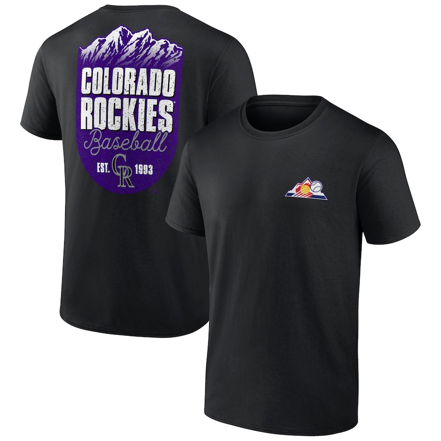 Men's Colorado Rockies Black Bring It T-Shirt Men's Colorado Rockies Black Bring It T-Shirt
