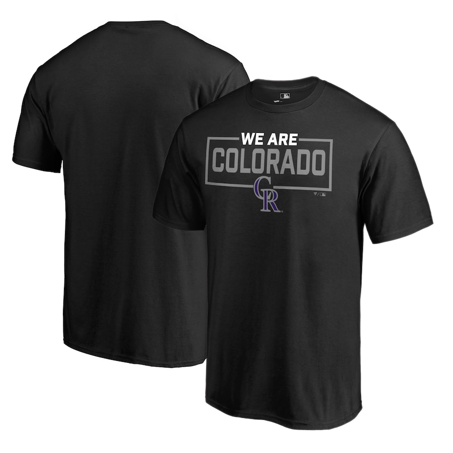 Men's Colorado Rockies Black We Are Icon T-Shirt