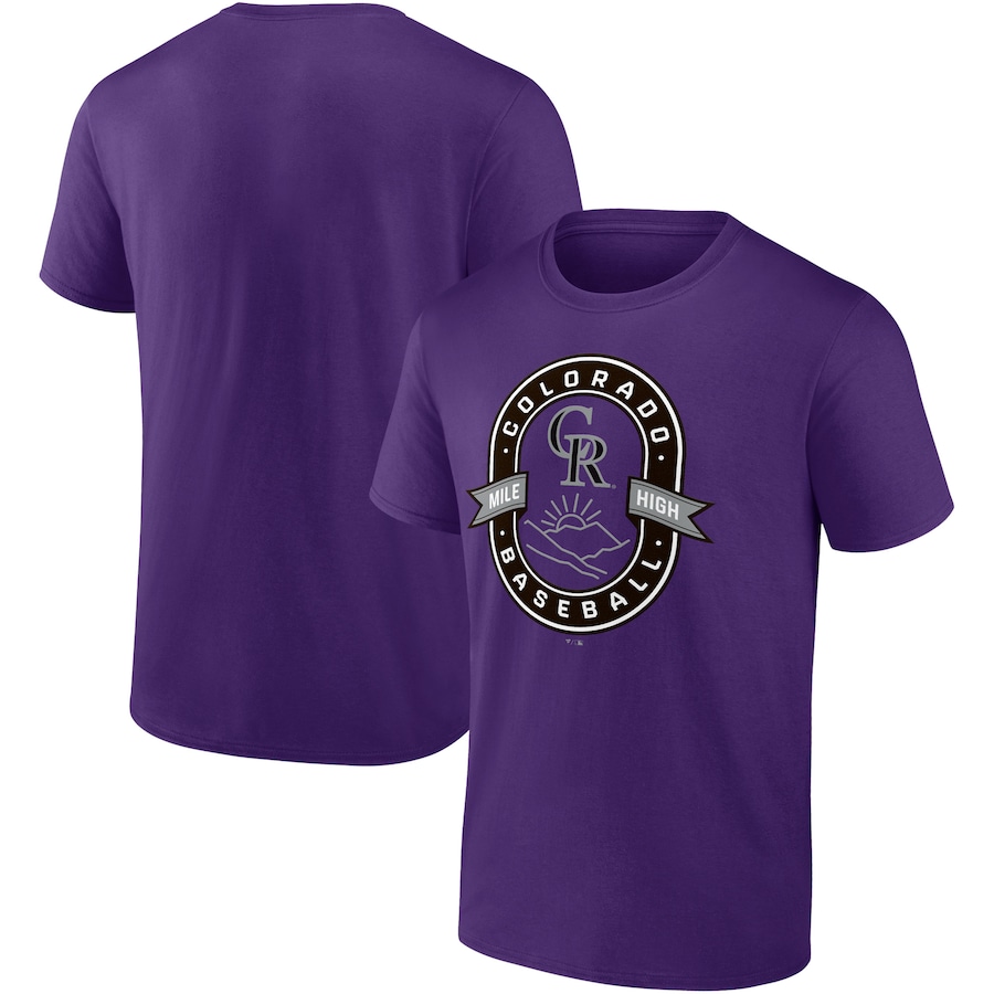 Men's Colorado Rockies Purple Iconic Glory Bound T-Shirt