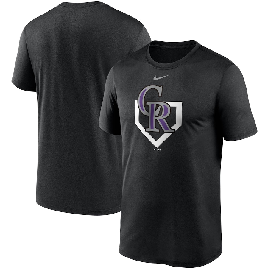 Men's Colorado Rockies Nike Black Icon Legend Performance T-Shirt
