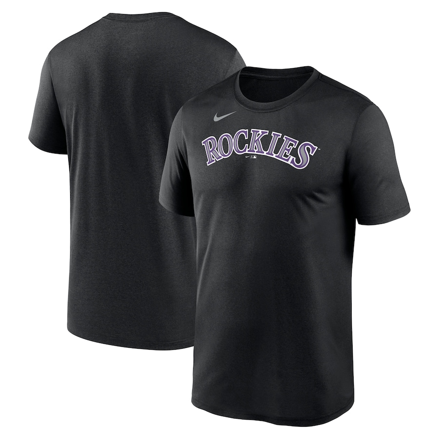 Men's Colorado Rockies Nike Black New Legend Wordmark T-Shirt Men's Colorado Rockies Nike Black New Legend Wordmark T-Shirt