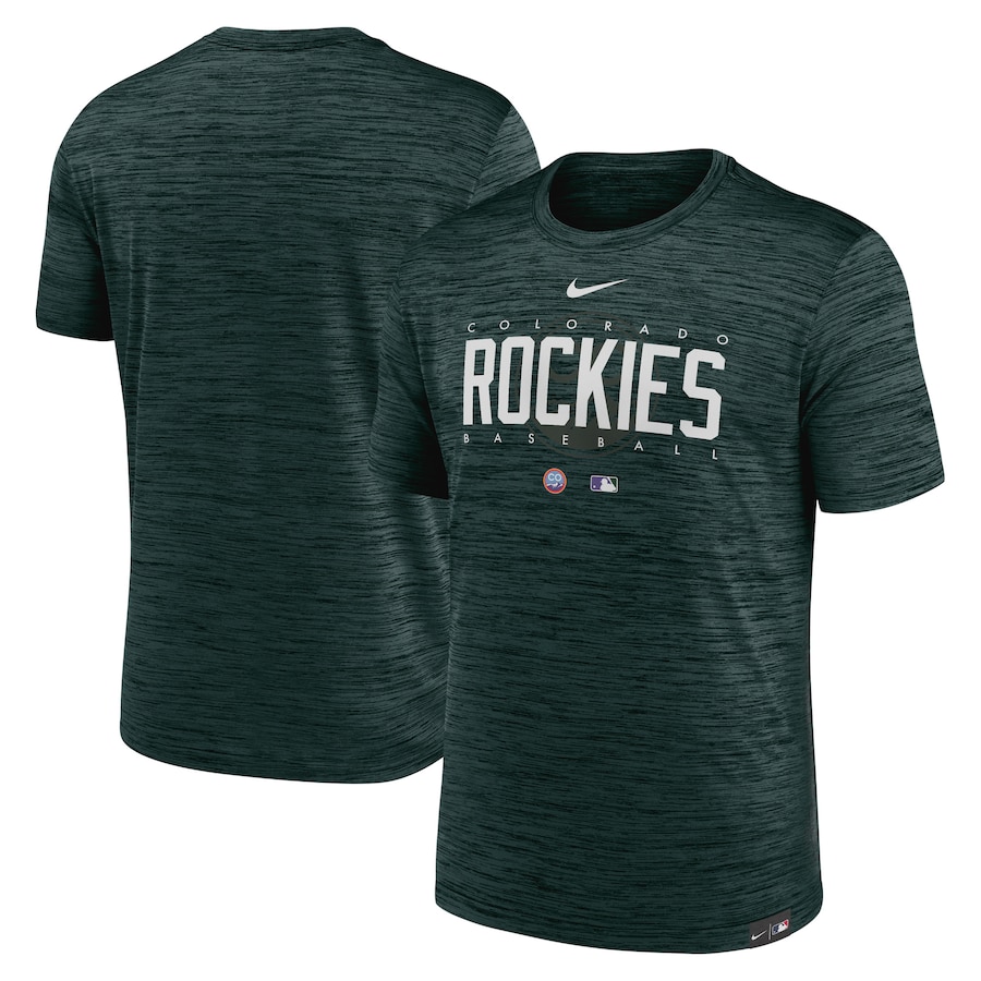 Men's Colorado Rockies Nike Green City Connect Velocity Practice Performance T-Shirt Men's Colorado Rockies Nike Green City Connect Velocity Practice Performance T-Shirt