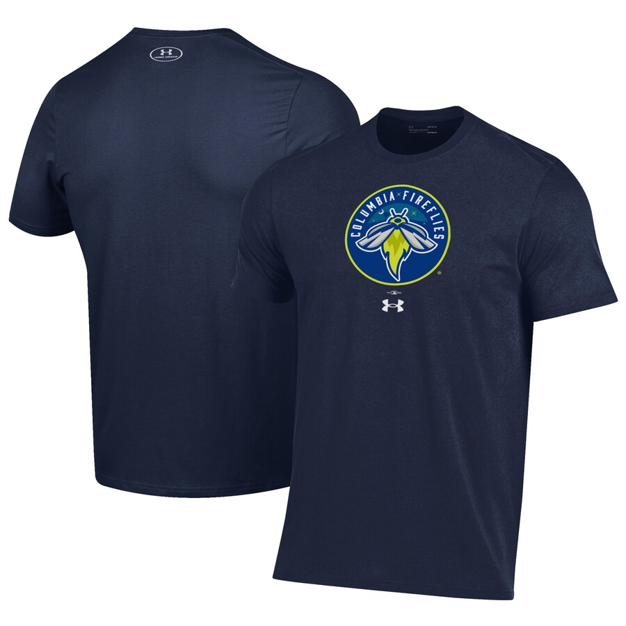 Men's Columbia Fireflies Under Armour Navy Performance T-Shirt Men's Columbia Fireflies Under Armour Navy Performance T-Shirt