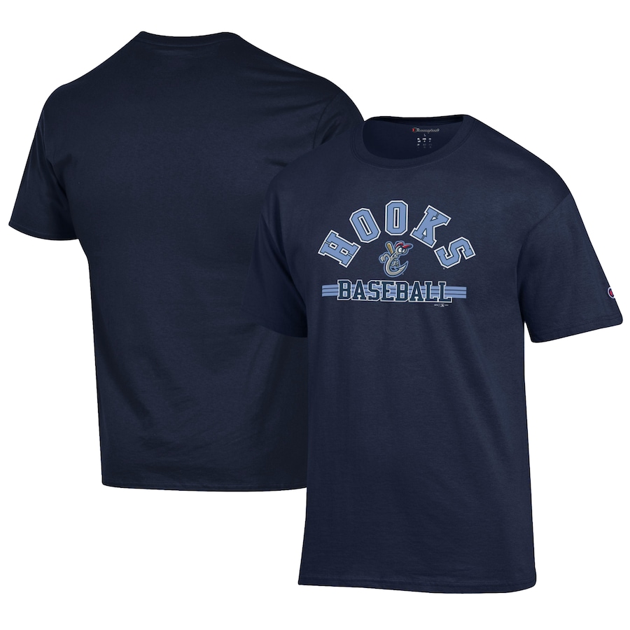 Men's Corpus Christi Hooks Champion Navy Jersey T-Shirt Men's Corpus Christi Hooks Champion Navy Jersey T-Shirt