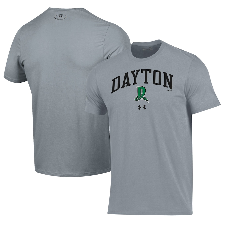 Men's Dayton Dragons Under Armour Gray Performance T-Shirt Men's Dayton Dragons Under Armour Gray Performance T-Shirt