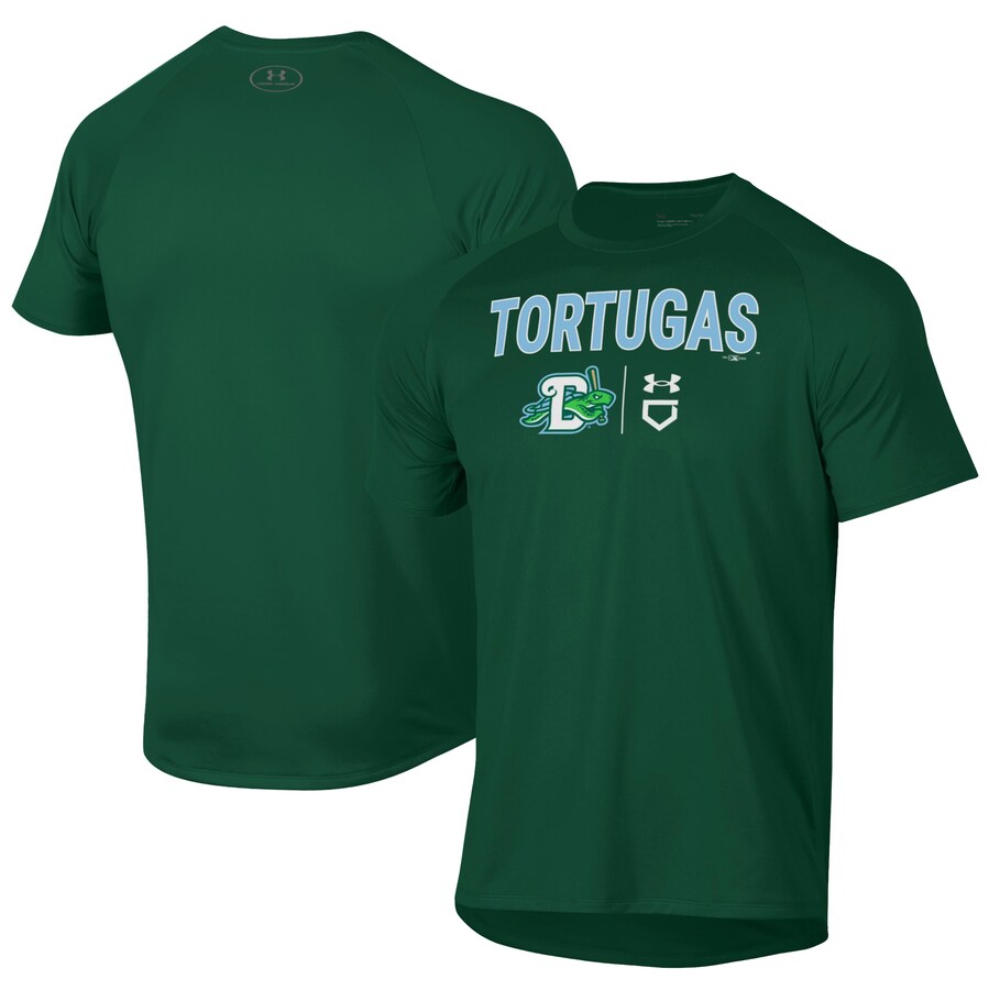 Men's Daytona Tortugas Under Armour Green Tech T-Shirt Men's Daytona Tortugas Under Armour Green Tech T-Shirt