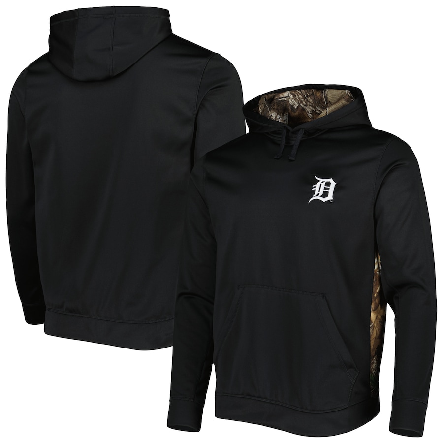 Men's Detroit Tigers Dunbrooke Black Ranger Pullover Hoodie