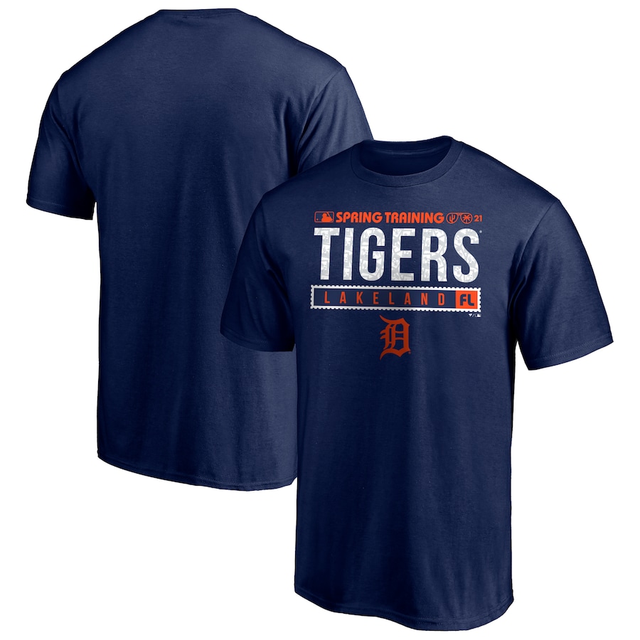 Men's Detroit Tigers Navy 2021 Spring Training Uncle Charlie T-Shirt Men's Detroit Tigers Navy 2021 Spring Training Uncle Charlie T-Shirt