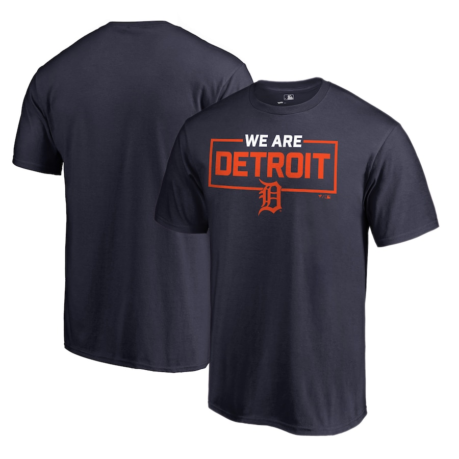 Men's Detroit Tigers Navy We Are Icon T-Shirt