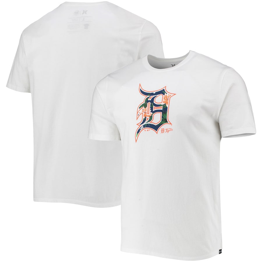 Men's Detroit Tigers Hurley x '47 White Everyday T-Shirt