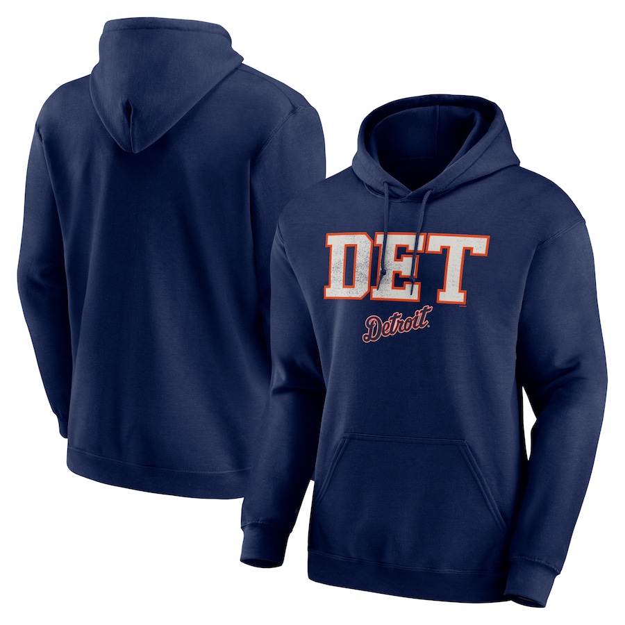 Men's Detroit Tigers Navy Scoreboard Pullover Hoodie Men's Detroit Tigers Navy Scoreboard Pullover Hoodie