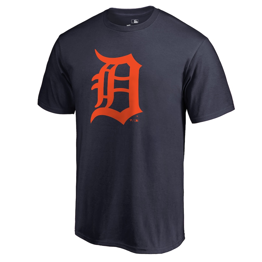 Men's Detroit Tigers Navy Team Color Primary Logo 2 T-Shirt Men's Detroit Tigers Navy Team Color Primary Logo 2 T-Shirt
