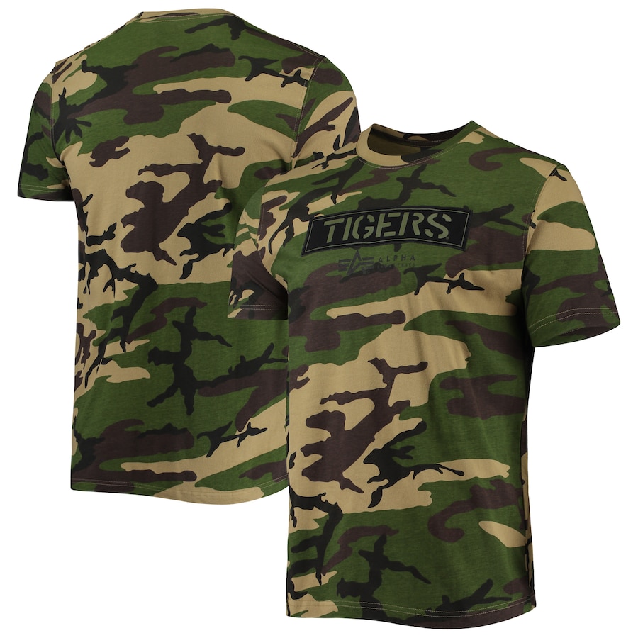 Men's Detroit Tigers New Era Camo Club T-Shirt Men's Detroit Tigers New Era Camo Club T-Shirt