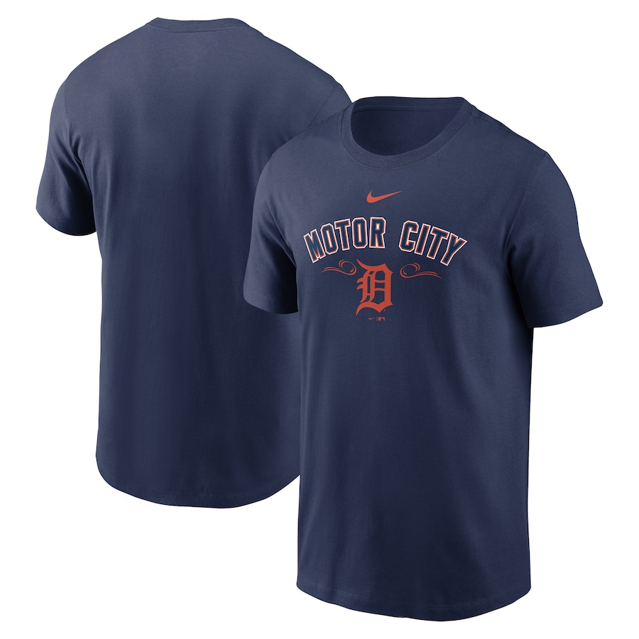 Men's Detroit Tigers Nike Navy Local Team T-Shirt