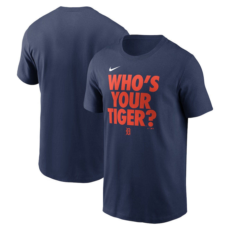 Men's Detroit Tigers Nike Navy Rally Rule T-Shirt Men's Detroit Tigers Nike Navy Rally Rule T-Shirt
