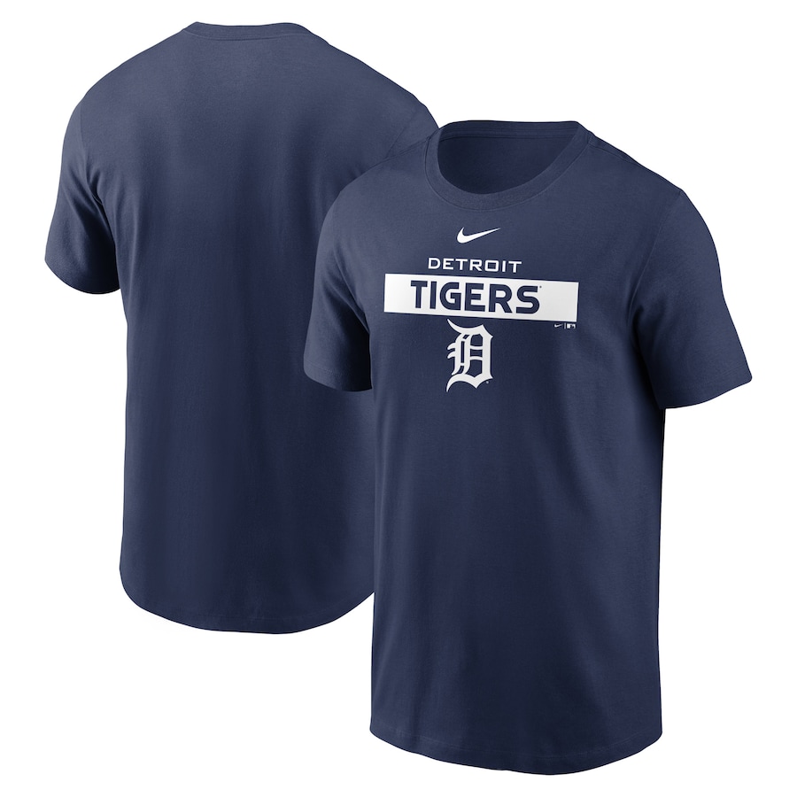 Men's Detroit Tigers Nike Navy Team T-Shirt Men's Detroit Tigers Nike Navy Team T-Shirt