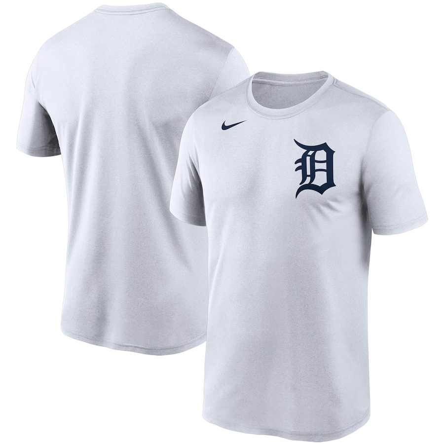 Men's Detroit Tigers Nike White Wordmark Legend T-Shirt Men's Detroit Tigers Nike White Wordmark Legend T-Shirt