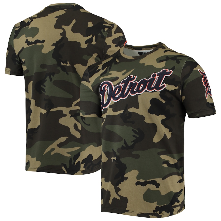 Men's Detroit Tigers Pro Standard Camo Team T-Shirt Men's Detroit Tigers Pro Standard Camo Team T-Shirt