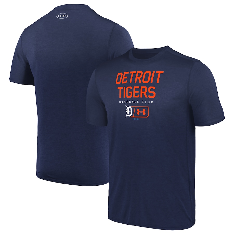 Men's Detroit Tigers Under Armour Navy City Proud Performance T-Shirt