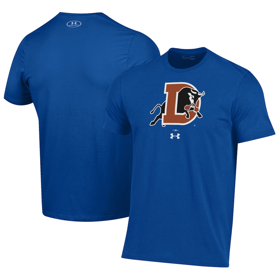Men's Durham Bulls Under Armour Royal Performance T-Shirt Men's Durham Bulls Under Armour Royal Performance T-Shirt