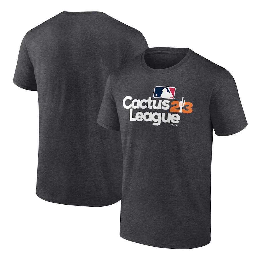Men's Charcoal 2023 MLB Spring Training Cactus League T-Shirt Men's Charcoal 2023 MLB Spring Training Cactus League T-Shirt
