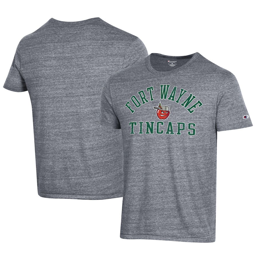 Men's Fort Wayne TinCaps Champion Gray Ultimate Tri-Blend T-Shirt Men's Fort Wayne TinCaps Champion Gray Ultimate Tri-Blend T-Shirt