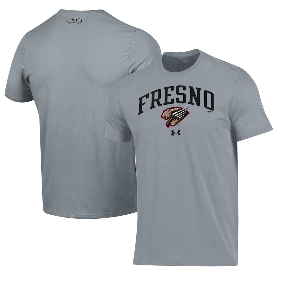 Men's Fresno Grizzlies Under Armour Gray Performance T-Shirt Men's Fresno Grizzlies Under Armour Gray Performance T-Shirt