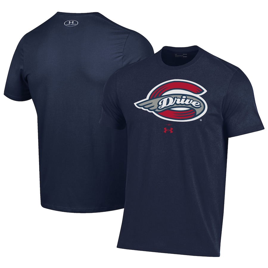 Men's Greenville Drive Under Armour Navy Performance T-Shirt
