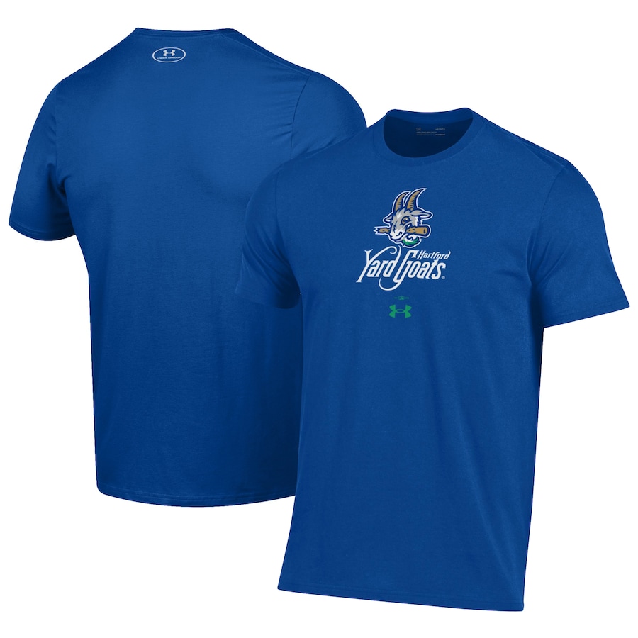 Men's Hartford Yard Goats Under Armour Royal Performance T-Shirt Men's Hartford Yard Goats Under Armour Royal Performance T-Shirt