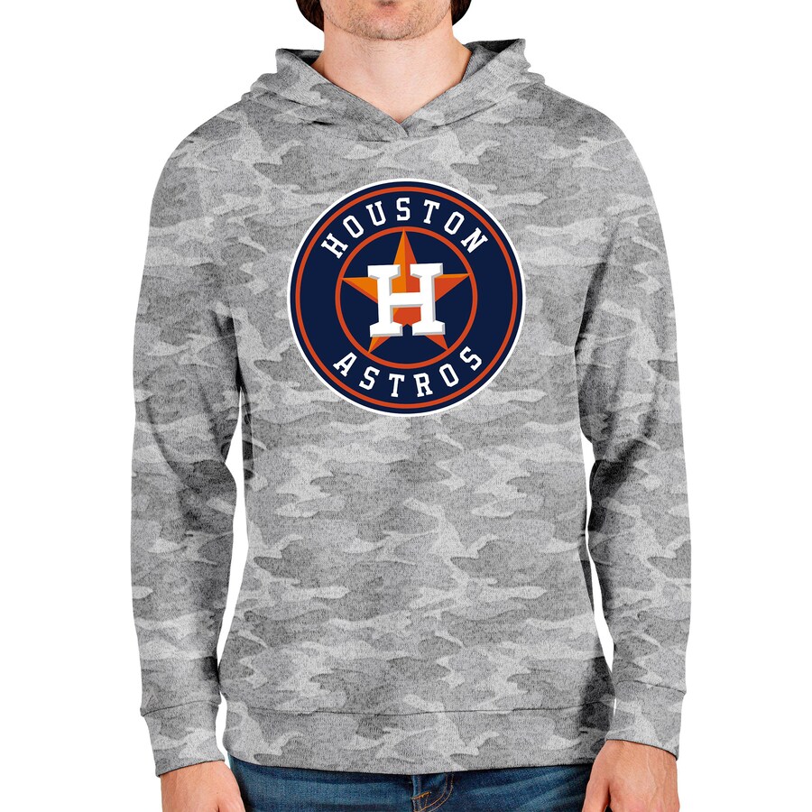 Men's Houston Astros Antigua Camo Team Logo Absolute Pullover Hoodie