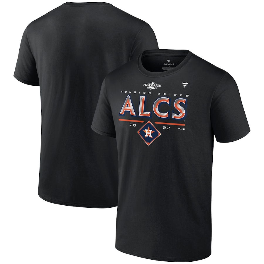 Men's Houston Astros Black 2022 Division Series Winner Locker Room T-Shirt