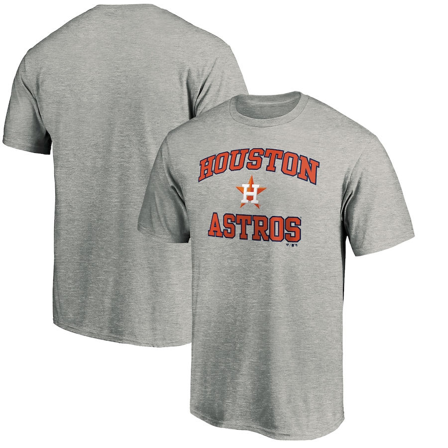 Men's Houston Astros Heather Gray Heart and Soul T-Shirt