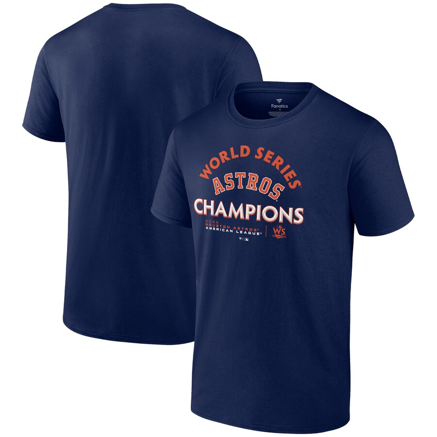 Men's Houston Astros Navy 2022 World Series Champions Franchise Guys T-Shirt
