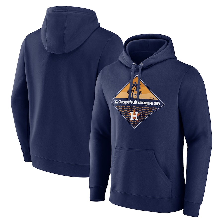 Men's Houston Astros Navy 2023 MLB Spring Training Diamond Pullover Hoodie Men's Houston Astros Navy 2023 MLB Spring Training Diamond Pullover Hoodie