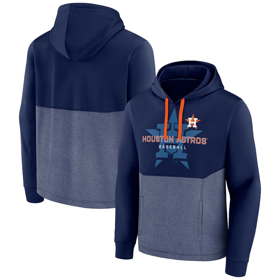 Men's Houston Astros Navy Call the Shots Pullover Hoodie Men's Houston Astros Navy Call the Shots Pullover Hoodie