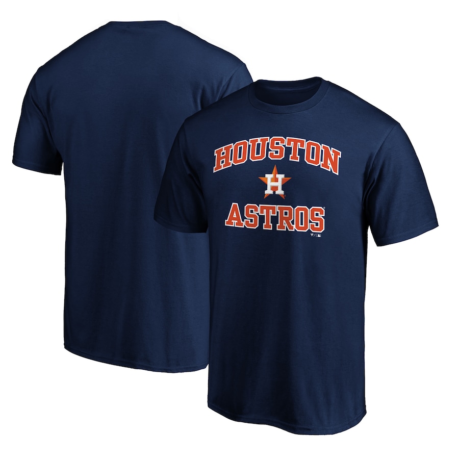 Men's Houston Astros Navy Heart and Soul T-Shirt Men's Houston Astros Navy Heart and Soul T-Shirt